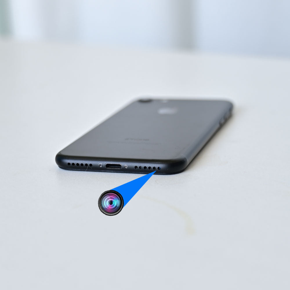 Iphone 7/7P Iphone 8/8P spy camera, 7 megapixel, bottom speaker hole lens, 128G